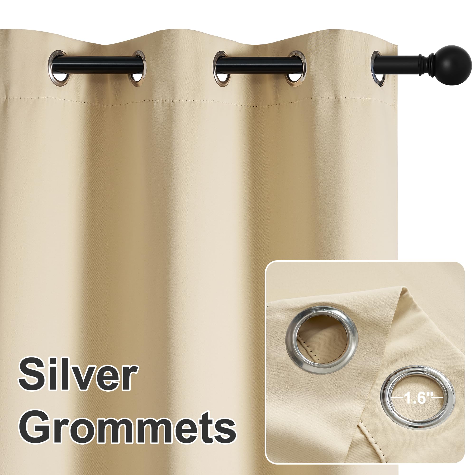 RYB HOME curtain repelling rain droplets to show waterproof performance