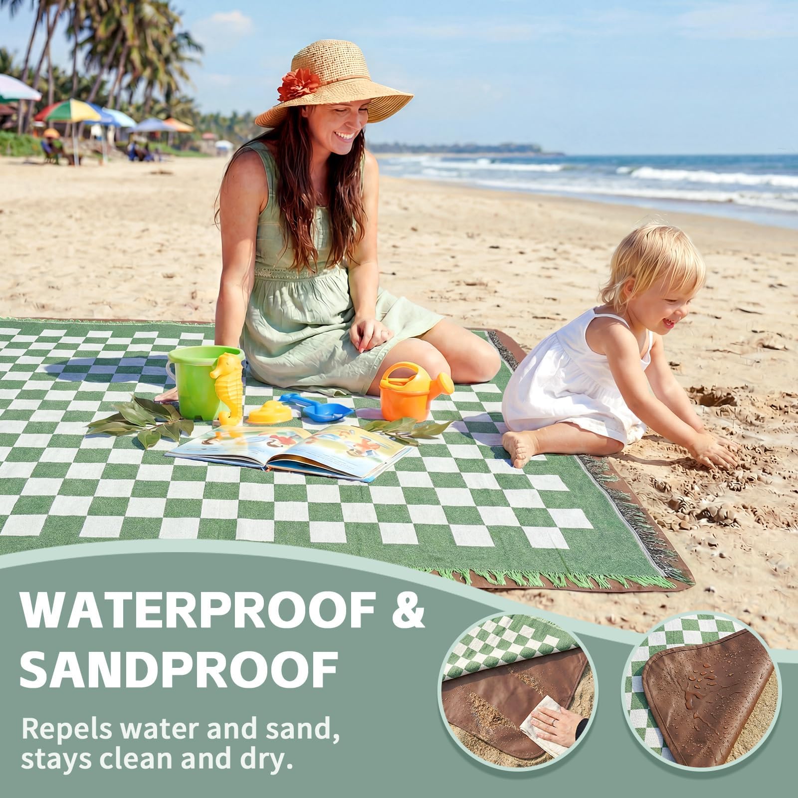 RYCHIC in-use on beach demonstrating comfort and sand resistance