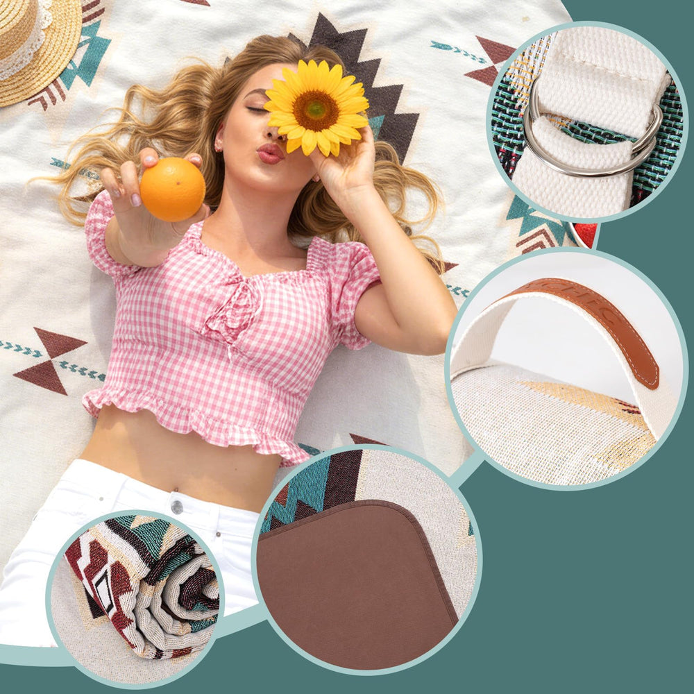 RYCHIC pattern detail highlighting textile quality and boho style