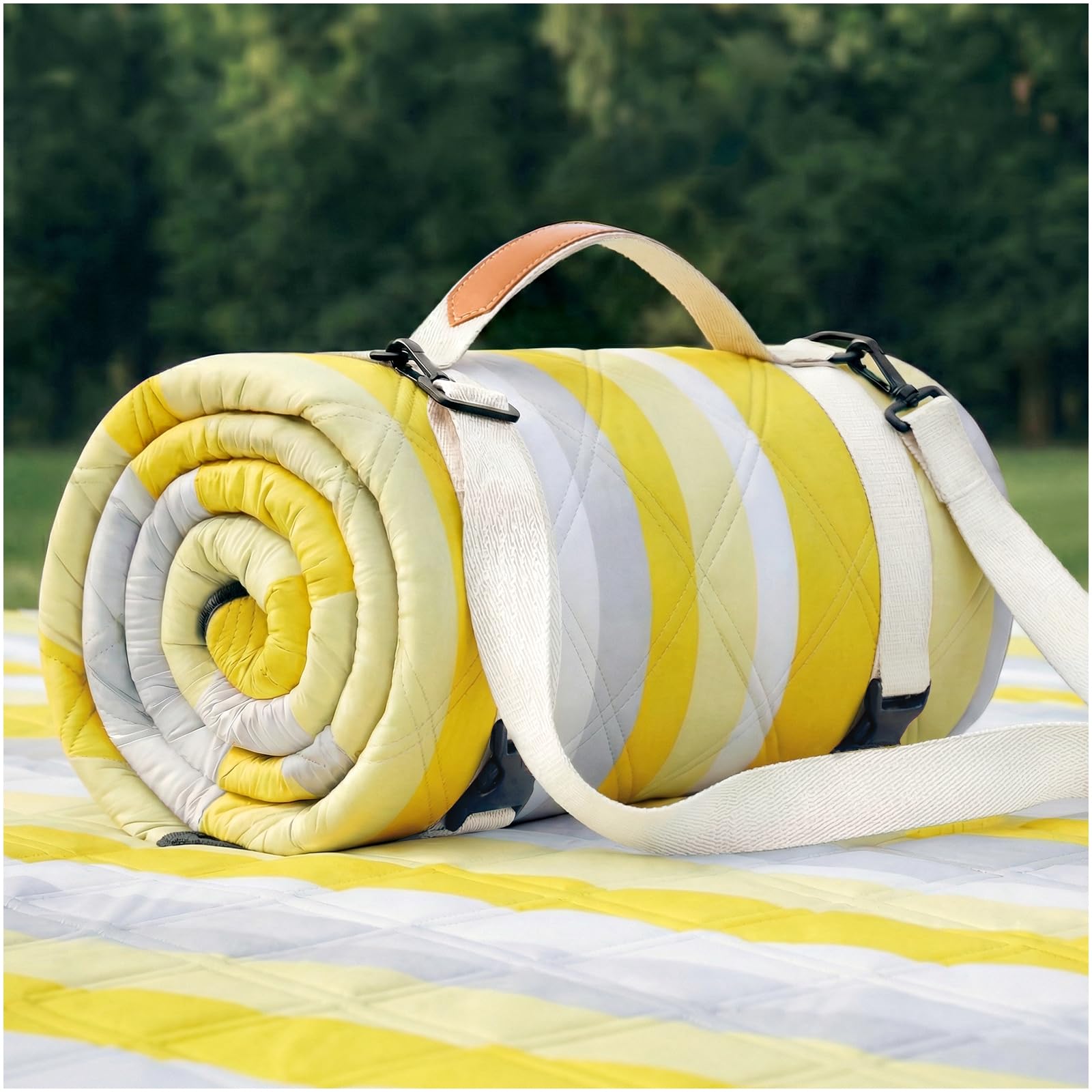 RYCHIC front view showing blanket full spread and roomy coverage