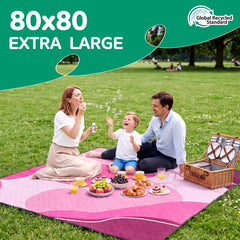 RYCHIC fully spread on sand showing large coverage for family beach comfort
