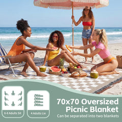 RYCHIC waterproof Oxford backing close-up preventing dampness and sand