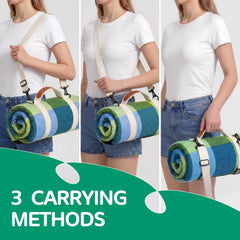RYCHIC top texture close-up highlighting sand-resistant fabric for easy cleaning