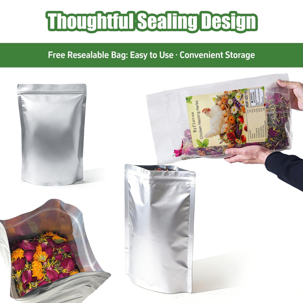 Ryfinvse 42oz bag beside a measuring cup illustrating size and cost-effective supply