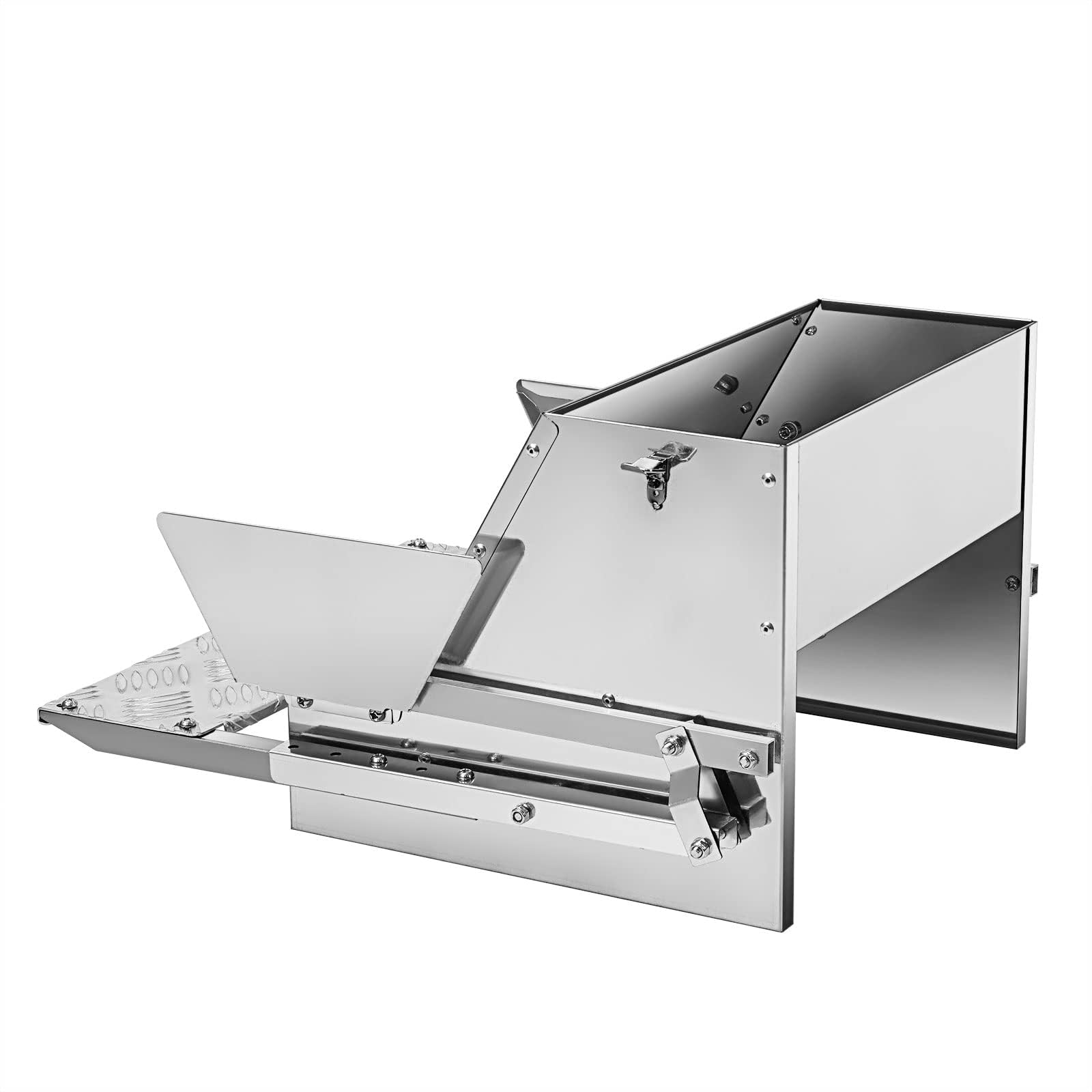 RYFT close-up of locking lid to keep feed dry and secure from pests