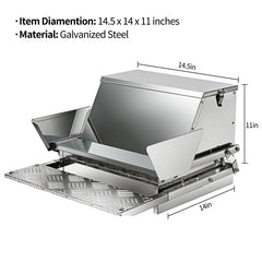 RYFT side profile showing compact footprint and stable outdoor placement benefit