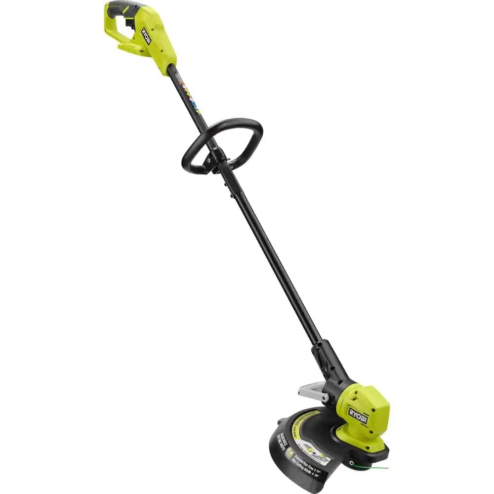 RYOBI 4.0 Ah battery and charger pictured, providing ready power and quick recharge