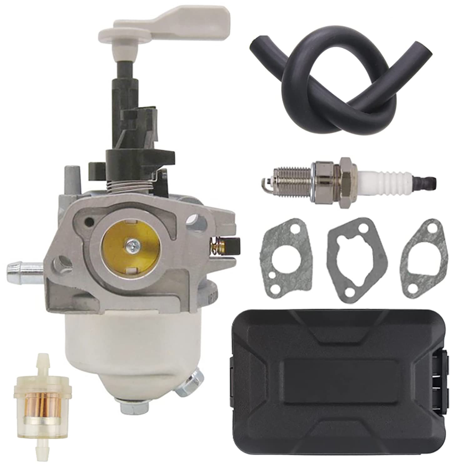 Generic ryobi carburetor front view showing mounting points and easy fit replacement benefit