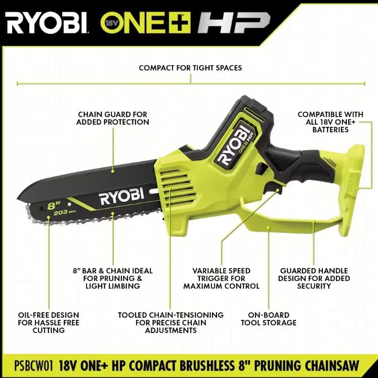 RYOBI variable speed trigger detail offering precise user control