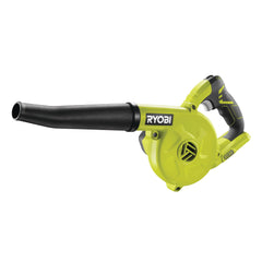 RYOBI compact blower front view showing compact design and easy handling benefit
