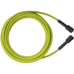 RYOBI front view of coiled 1/4 in x 35 ft hose showing full length and durable jacket for extended reach
