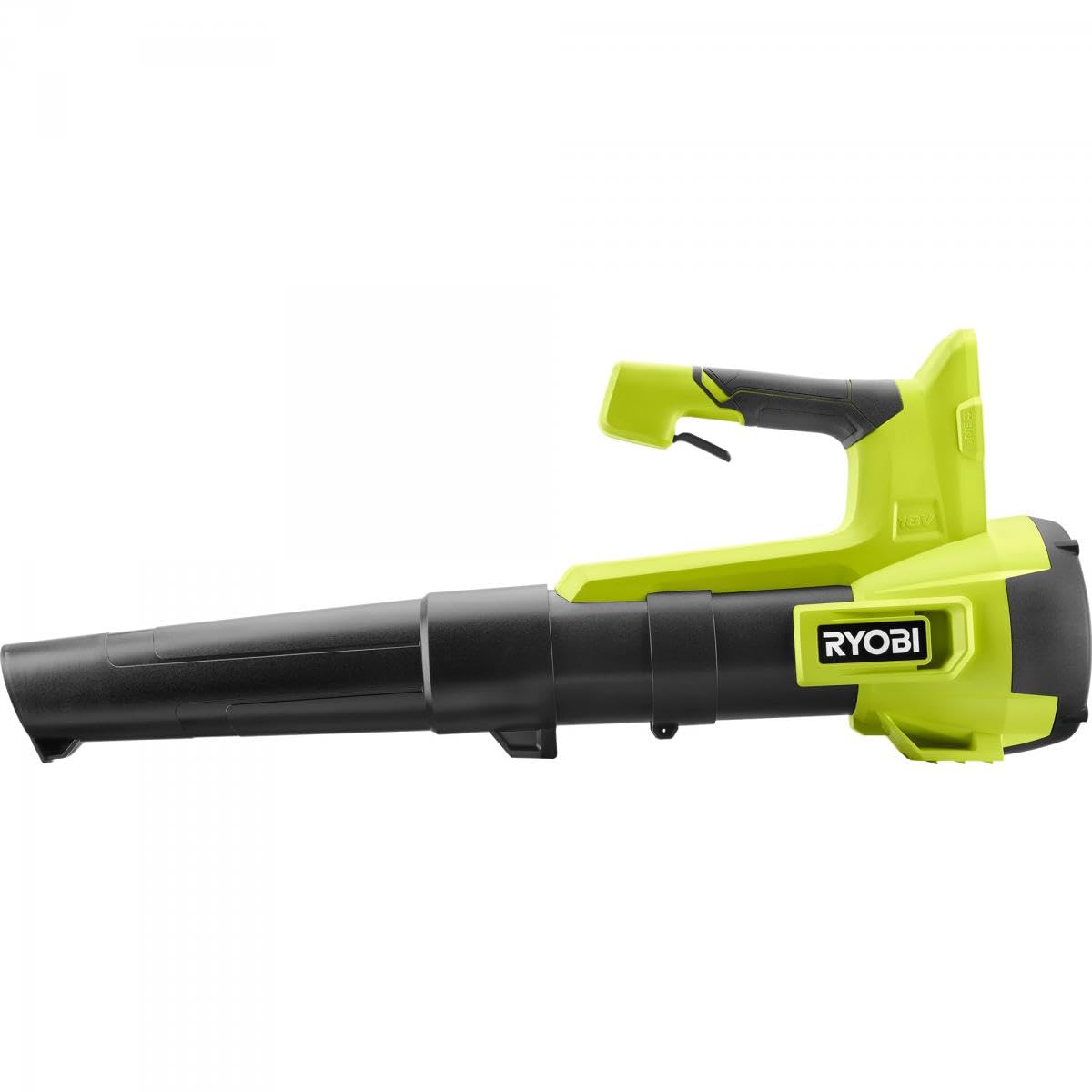 RYOBI nozzle close-up highlighting jet fan detail for concentrated airflow