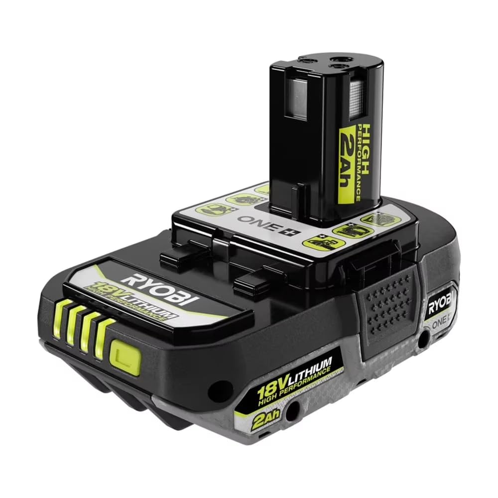 RYOBI ONE+ PBP003 front view showing battery pack and compact design for reliable power