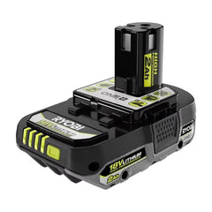 RYOBI ONE+ PBP003 front view showing battery pack and compact design for reliable power