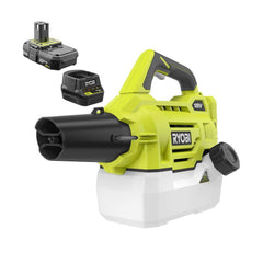 RYOBI P2850 front angle view showing compact cordless design and handle benefit