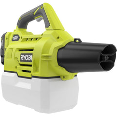 RYOBI P2850 nozzle closeup showing adjustable spray head for consistent misting benefit