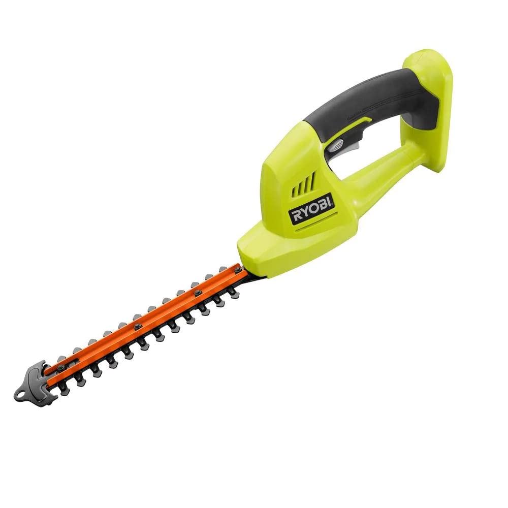 RYOBI P2900B trimming lawn edge in use for precise border maintenance