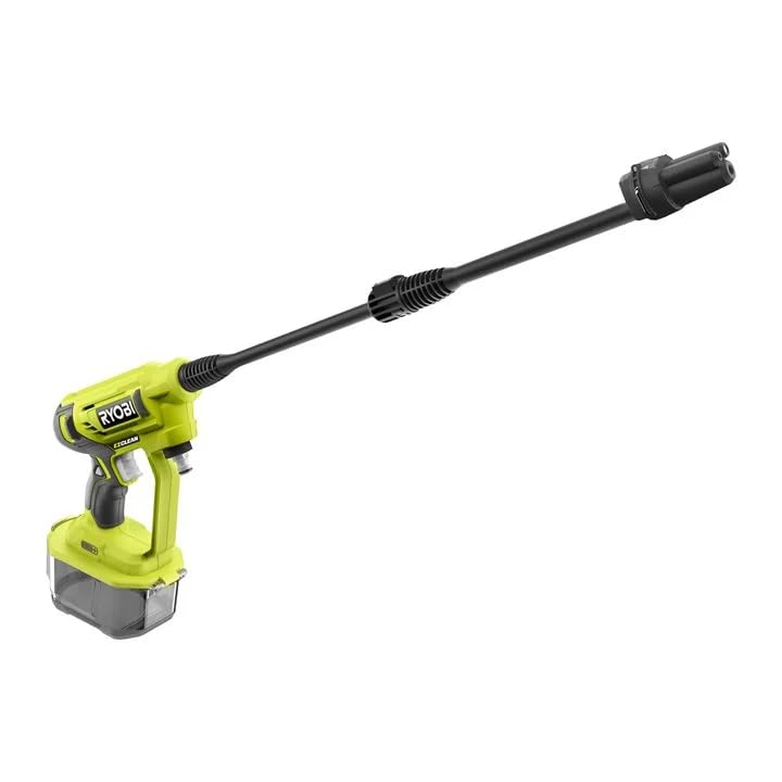 RYOBI PX4 battery compartment open showing waterproof protection