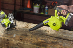 RYOBI rubber hose detail protecting surfaces and preventing scratches
