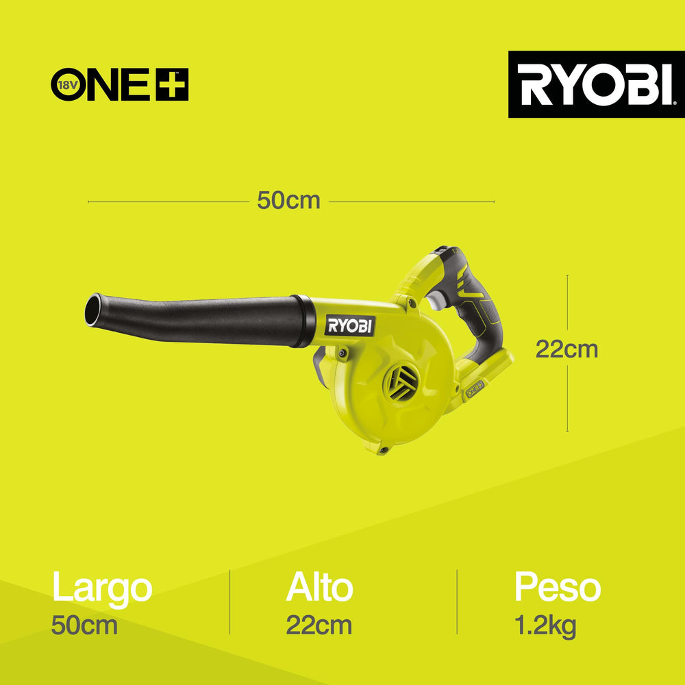 RYOBI variable trigger close-up offering controlled airflow and ease of use