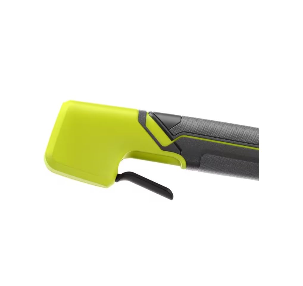 RYOBI side profile showing compact size for easy storage and handling