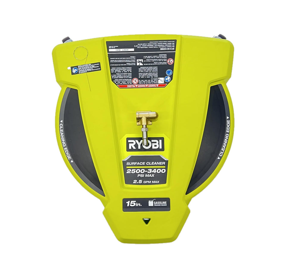 Ryobi caster wheel closeup showing smooth glide and stable height control benefit