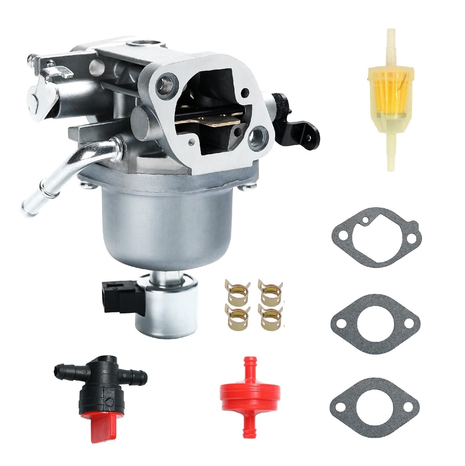 RYTIME carburetor front view showing clean cast body and precise ports for reliable fit