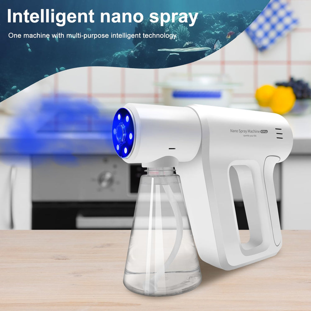 S OUJCEN nozzle close-up displaying ultra-fine spray head for fine misting