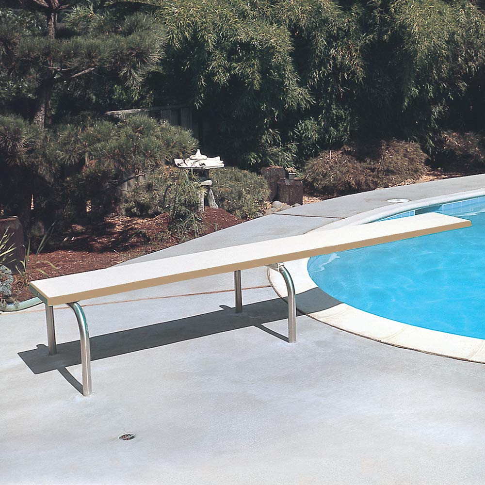 S.R. Smith installed on diving board U-frame demonstrating neat finished look