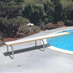 S.R. Smith installed on diving board U-frame demonstrating neat finished look