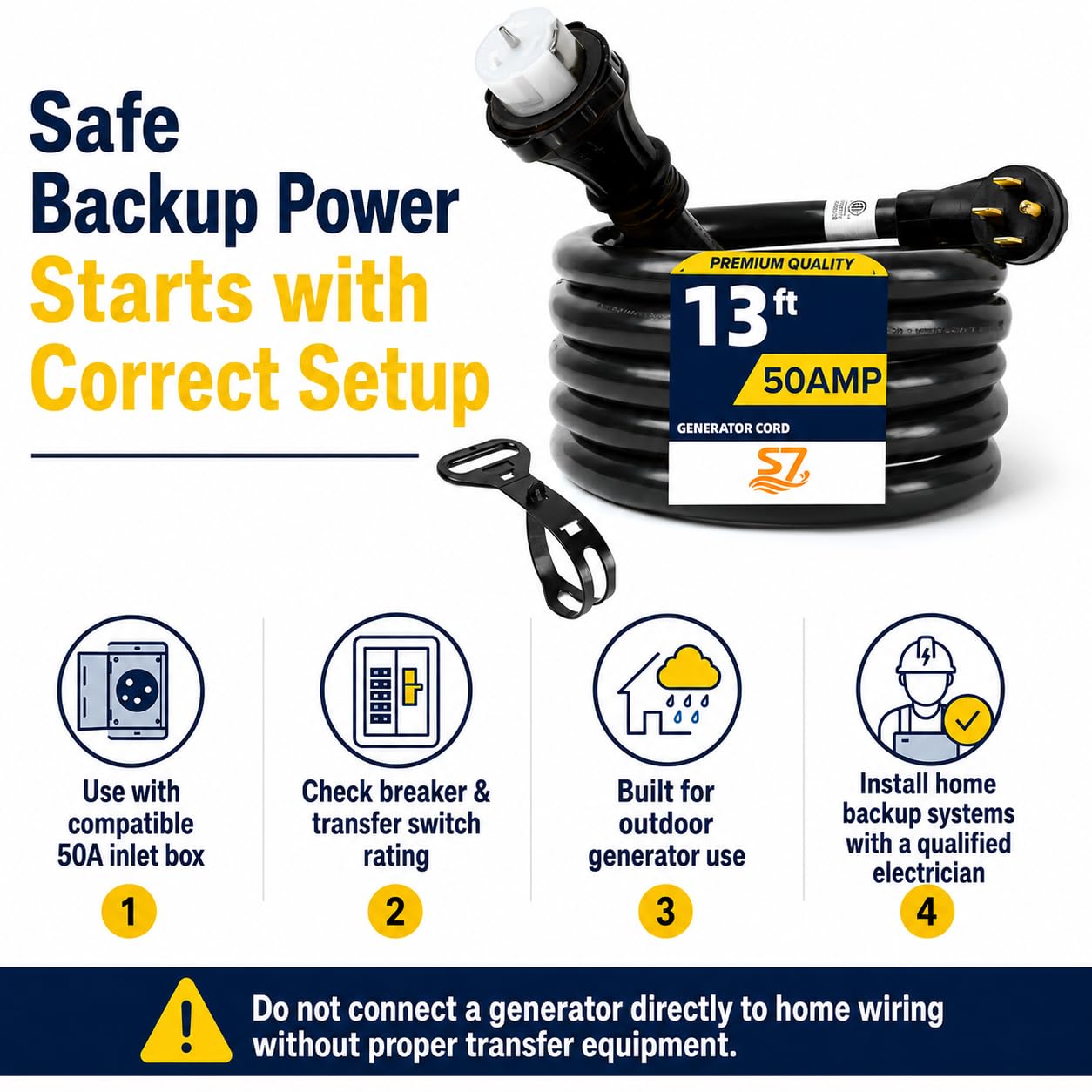S7 coiled cord with strap showing compact storage and easy transport benefit