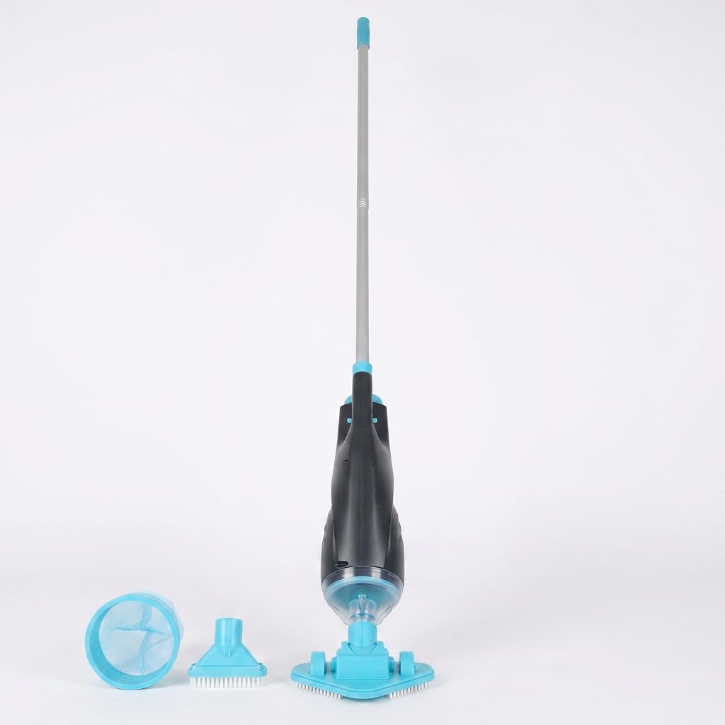 S7 in backyard spa setting, convenient routine maintenance benefit