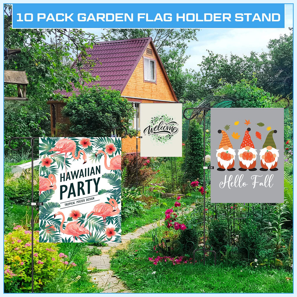 Sadnyy tiger clip and spring stopper paired securing flag and reducing wind wrap