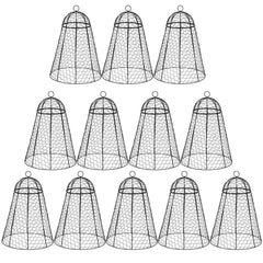 Sadnyy front view of 12-pack cloches showing complete set and benefit of coverage