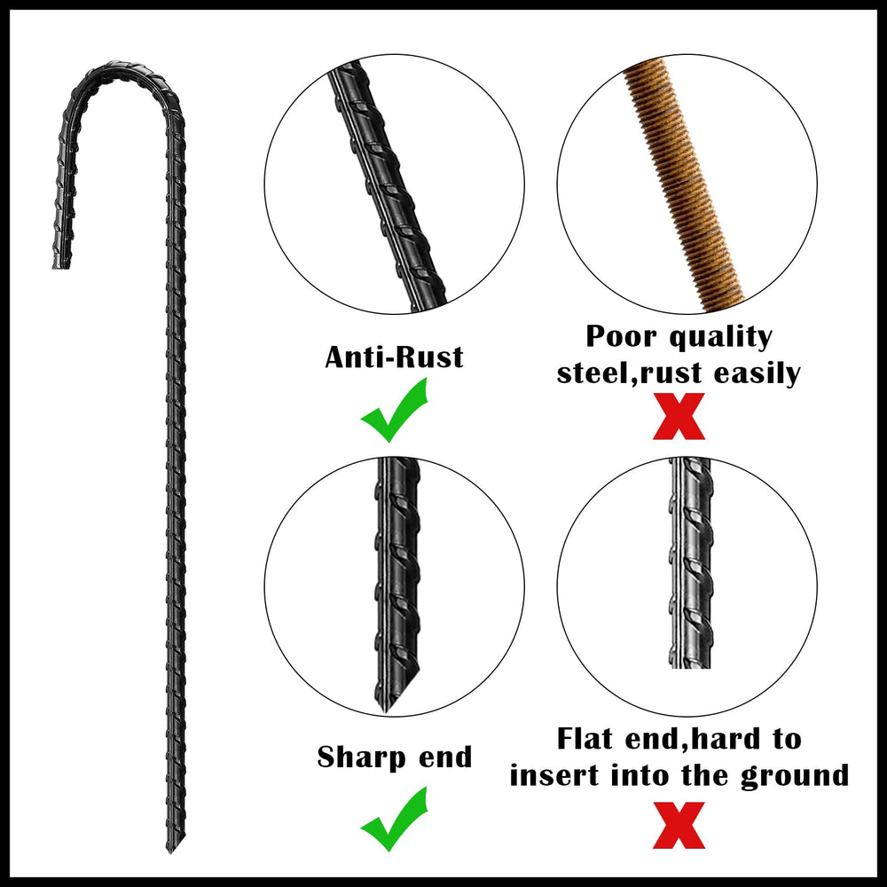 Sadnyy J-hook head with strap attached demonstrating secure fastening benefit
