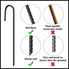 Sadnyy J-hook head with strap attached demonstrating secure fastening benefit