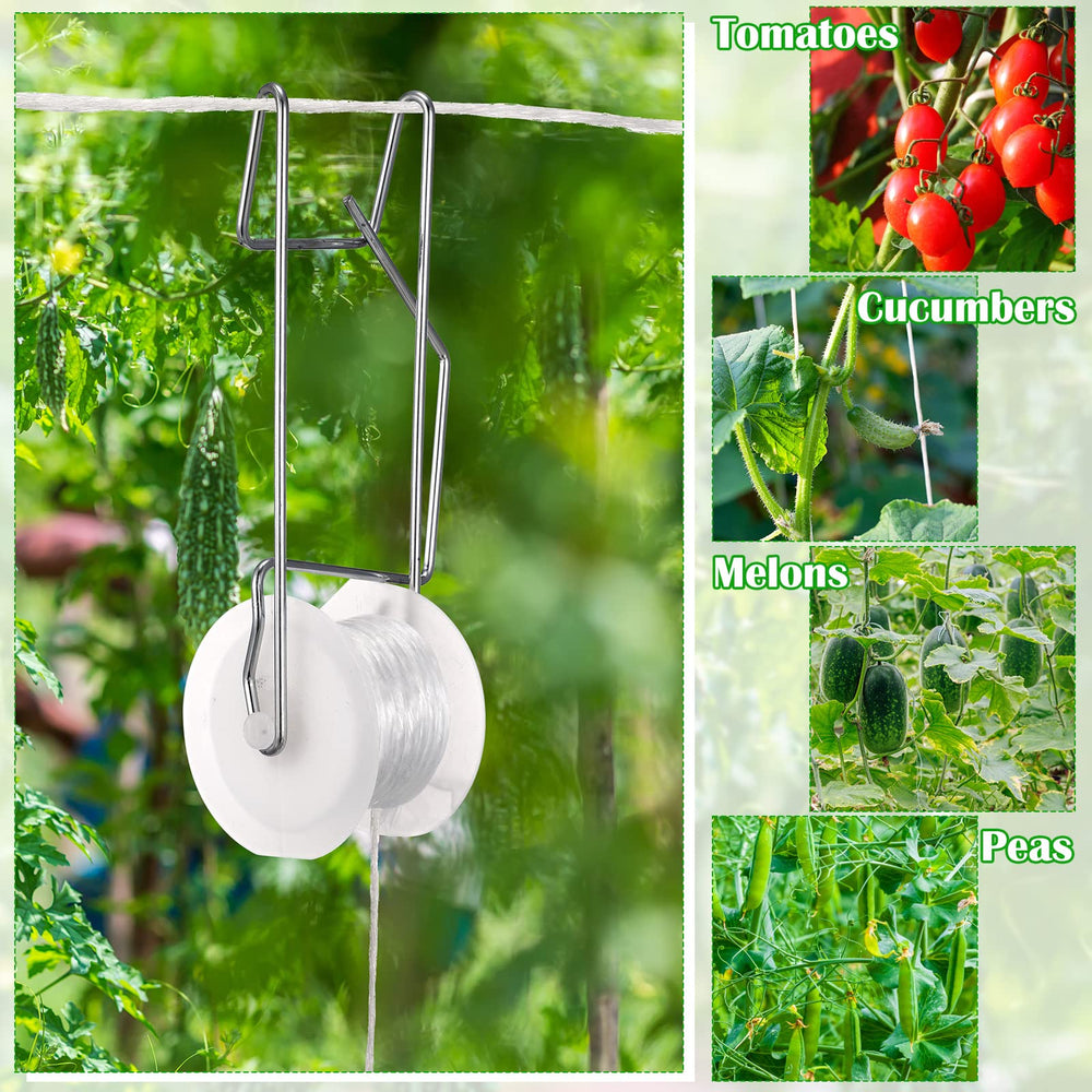 Sadnyy hooks next to ruler showing size and easy-to-plan spacing for beds