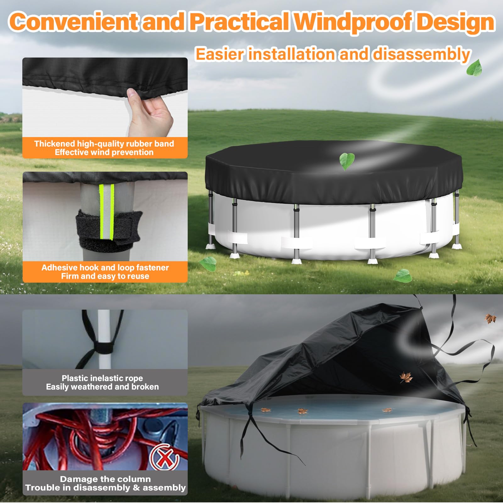 Safana widened rubber seal close-up creating a snug, windproof rim fit