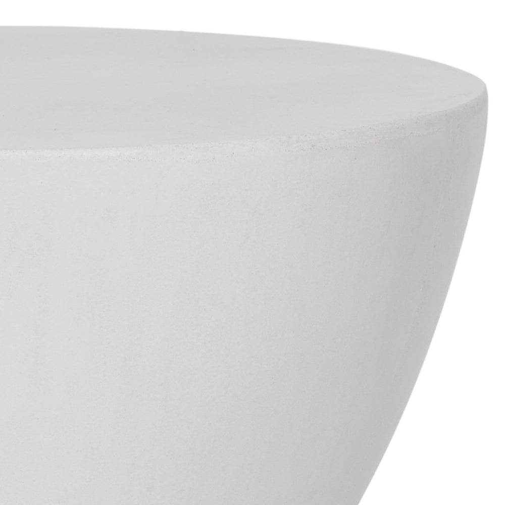 SAFAVIEH Athena used as side table holding a plant and drink for multifunctional benefit
