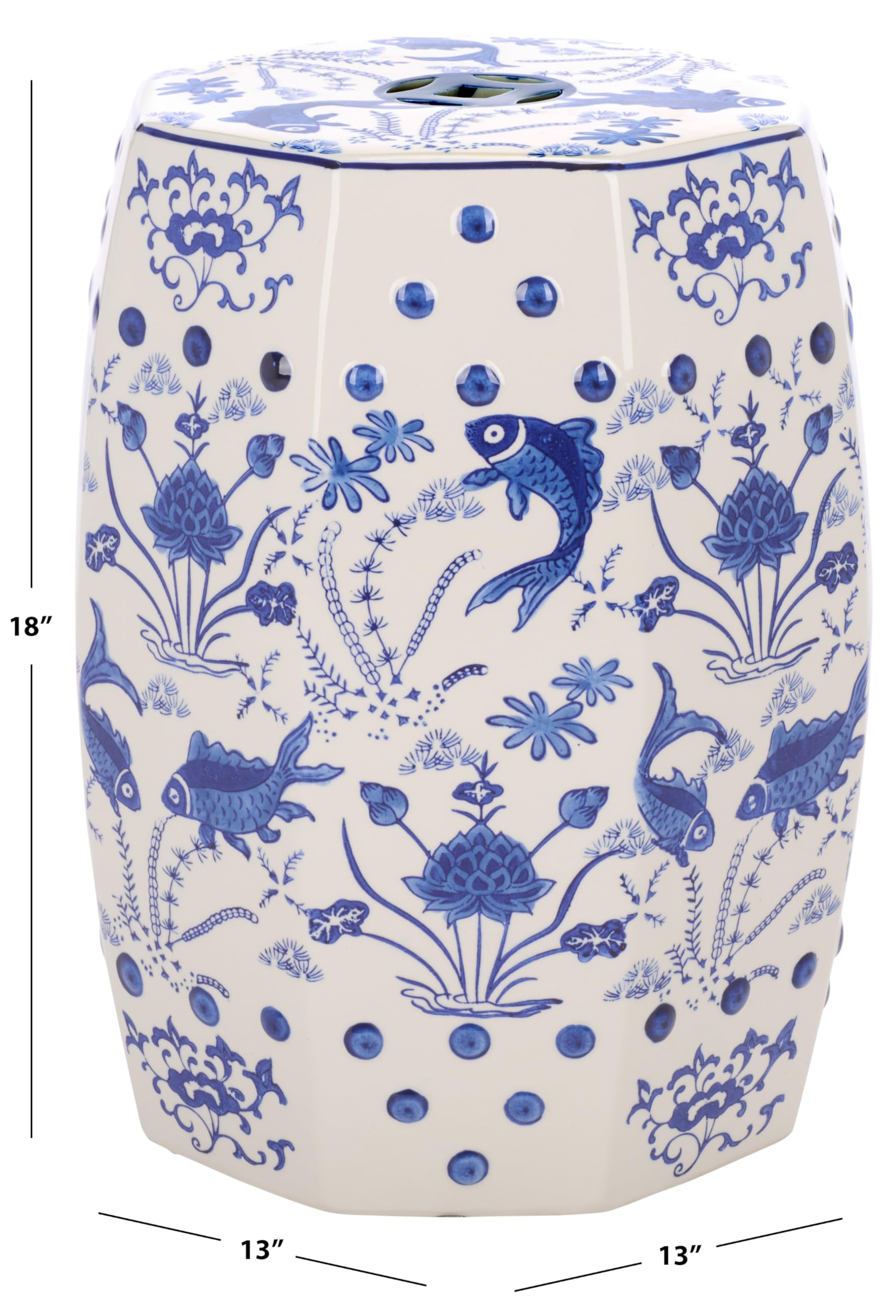 SAFAVIEH close-up of hand-painted glaze highlighting artisanal texture and color longevity