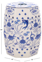 SAFAVIEH close-up of hand-painted glaze highlighting artisanal texture and color longevity