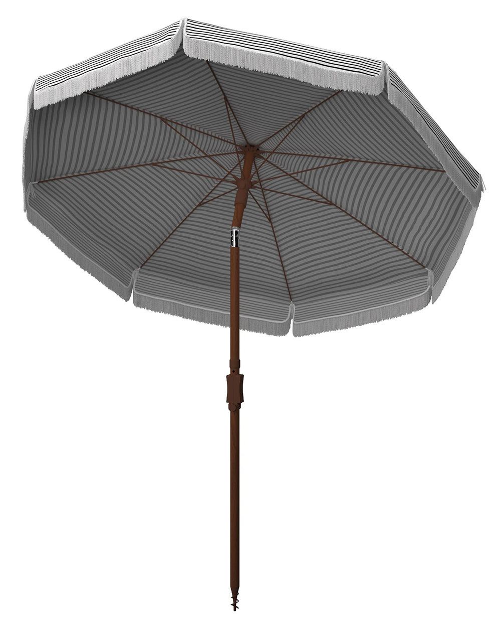 SAFAVIEH poolside scene with umbrella providing shady seating and relaxed outdoor atmosphere