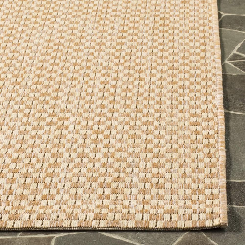 SAFAVIEH close-up of polypropylene pile highlighting non-shedding texture and durability