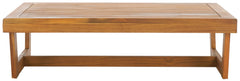 SAFAVIEH Lynn table front view showing clean silhouette and durable design