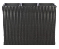SAFAVIEH Rita front view showing three-tier plant display and space-saving benefit