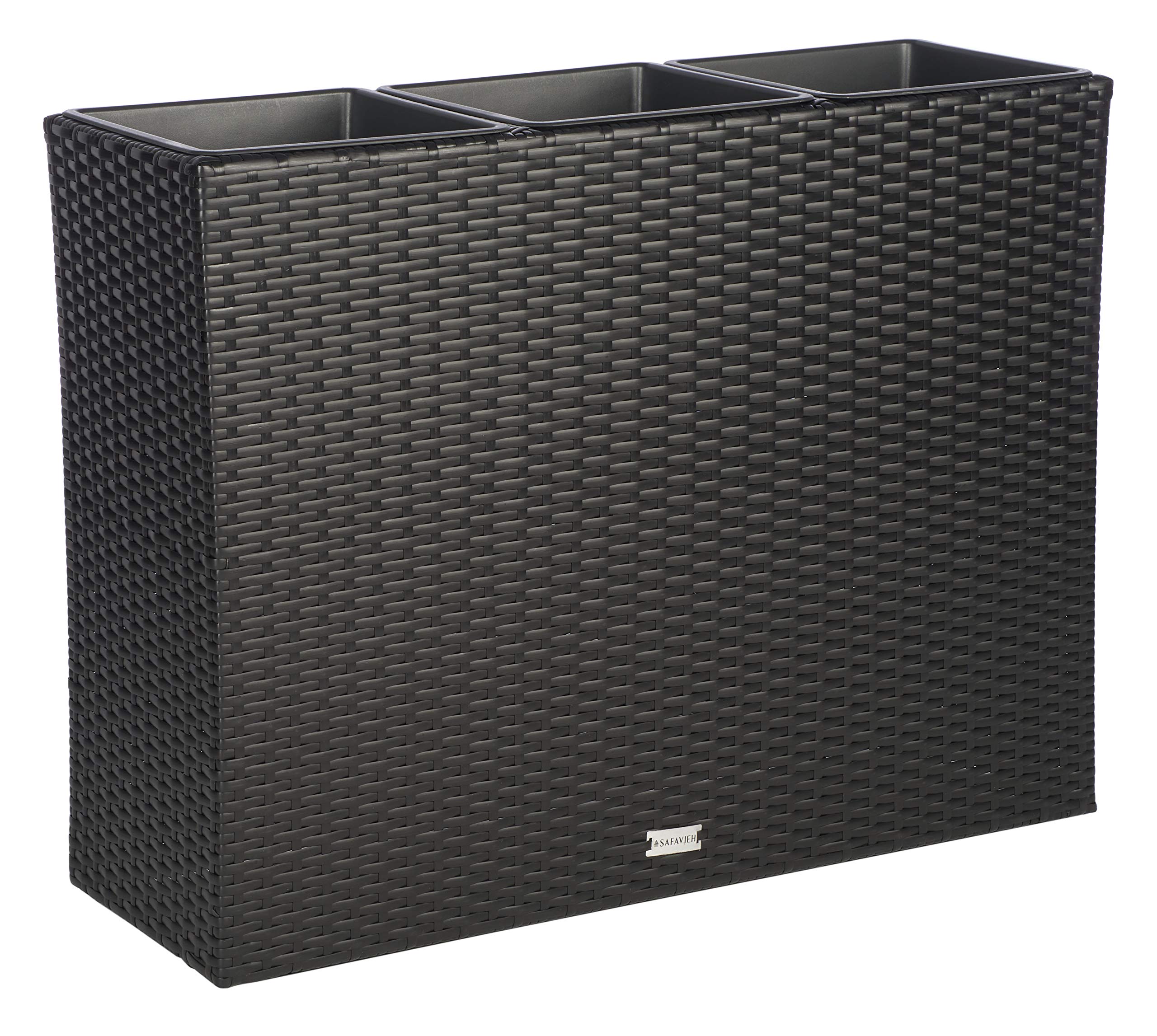 SAFAVIEH removable plastic basket pulled out for easy potting and care