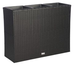 SAFAVIEH removable plastic basket pulled out for easy potting and care