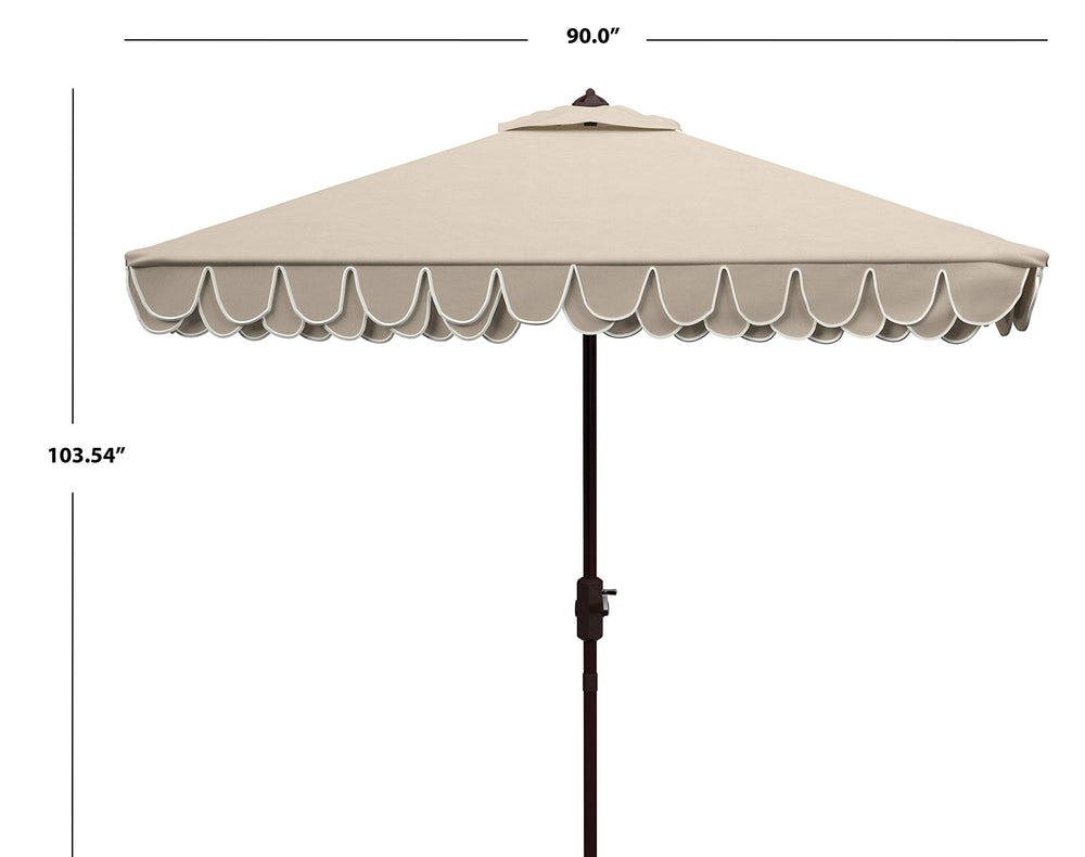 SAFAVIEH canopy close-up showing polyester texture and color retention for long-lasting outdoor use