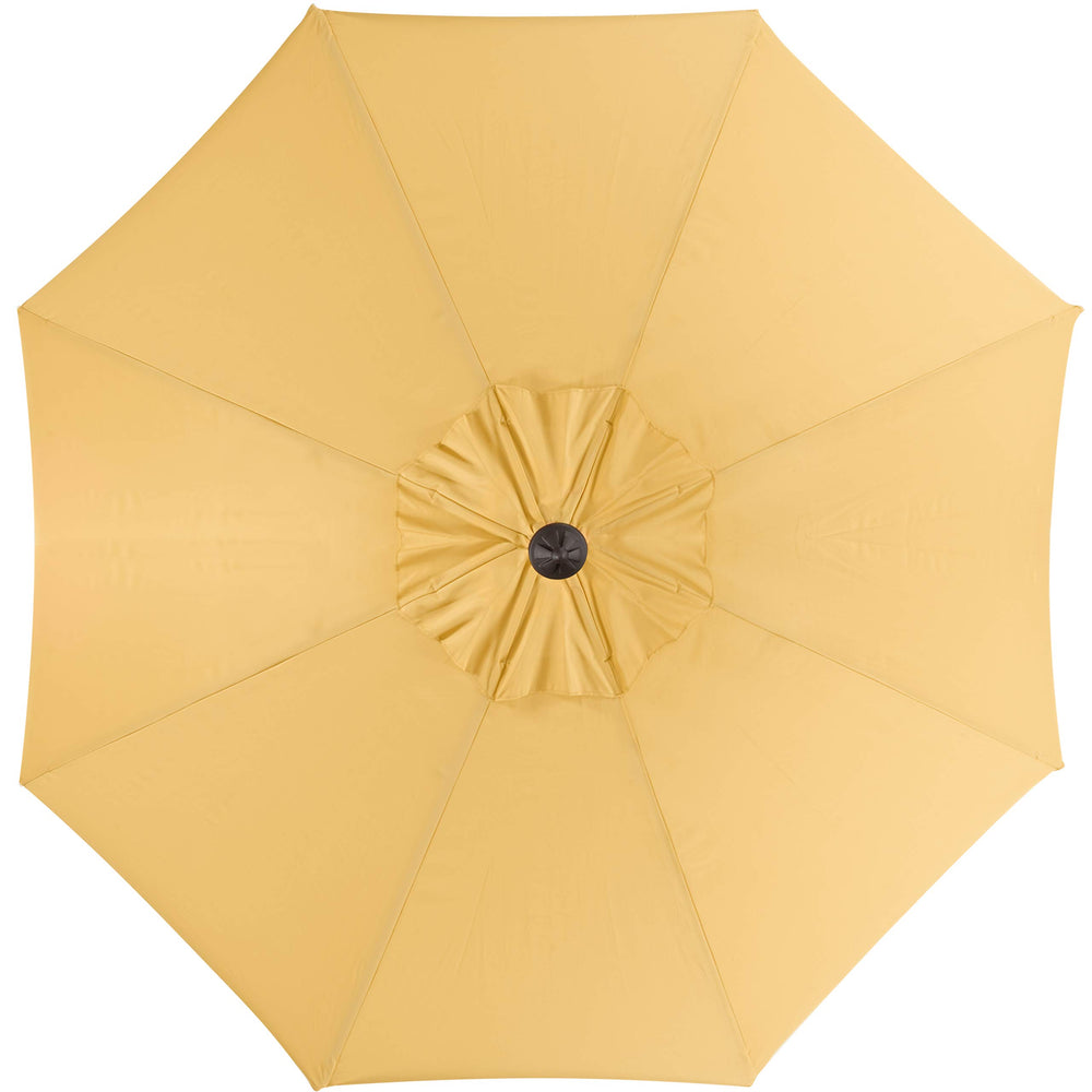 SAFAVIEH umbrella shading a patio set to show comfortable outdoor coverage and style