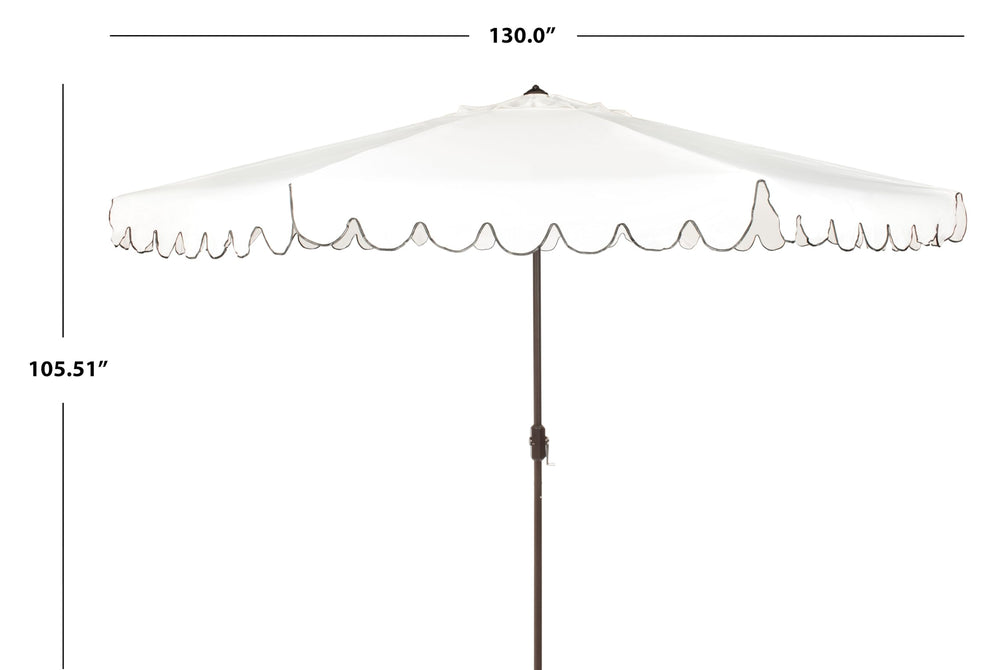 SAFAVIEH close-up of reinforced ribs showing durable canopy support and wind resistance